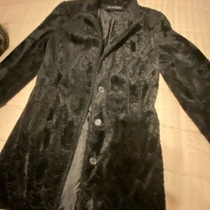 Giacca Elegant Black Trench Coat